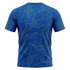 Soccer Intl™ Men's Kinetic-Circuit Royal Blue Soccer Jersey - Lime Volt Geometric Performance Shirt