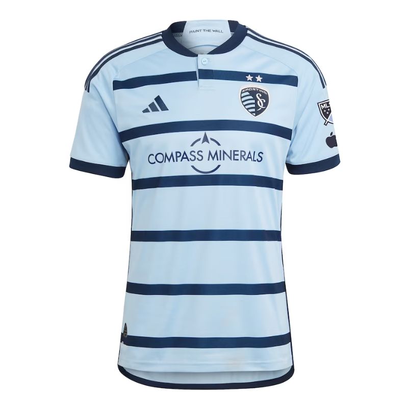 Sporting Kansas City  Unisex Shirt 2023 Custom Jersey - Light Blue - Jersey Teams World