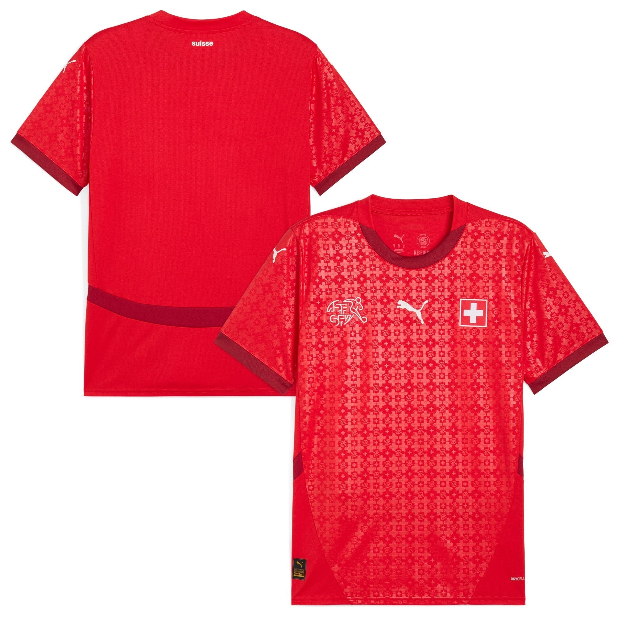 Switzerland National Team Puma 2025/26 Custom Soccer Shirt - Red