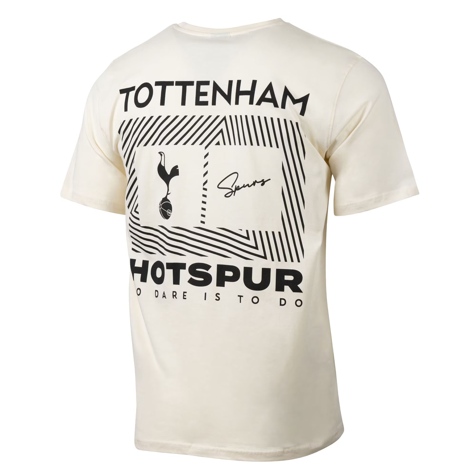 Tottenham Hotspur Sport Design Sweden Everyday Relaxed Adults T-Shirt - Cream