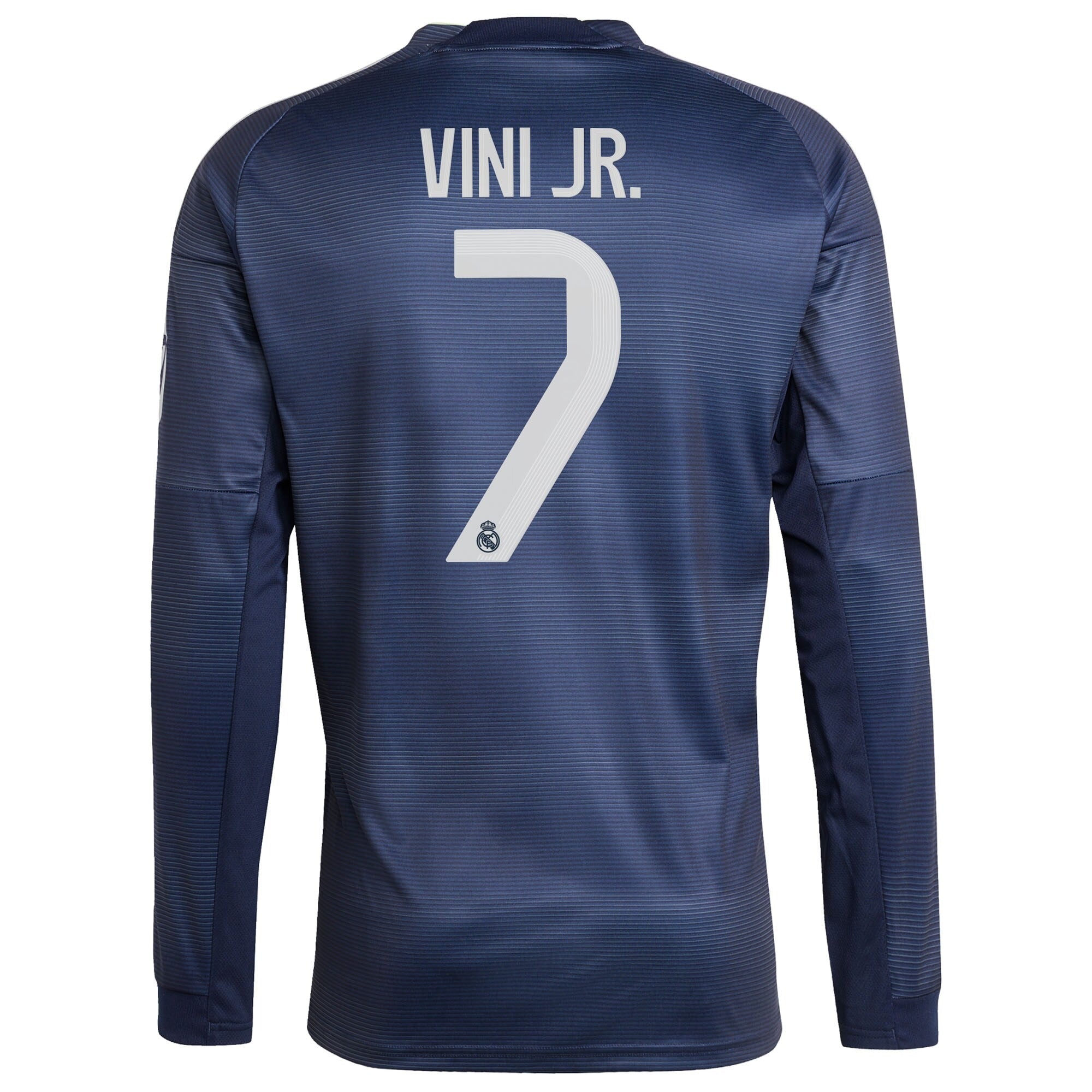 Vini Jr. Real Madrid adidas 2025/26 Home Long Sleeve Player Soccer Shirt - Blue