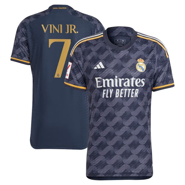 Vinicius Junior Real Madrid  2023/24 Away Player Jersey - Navy