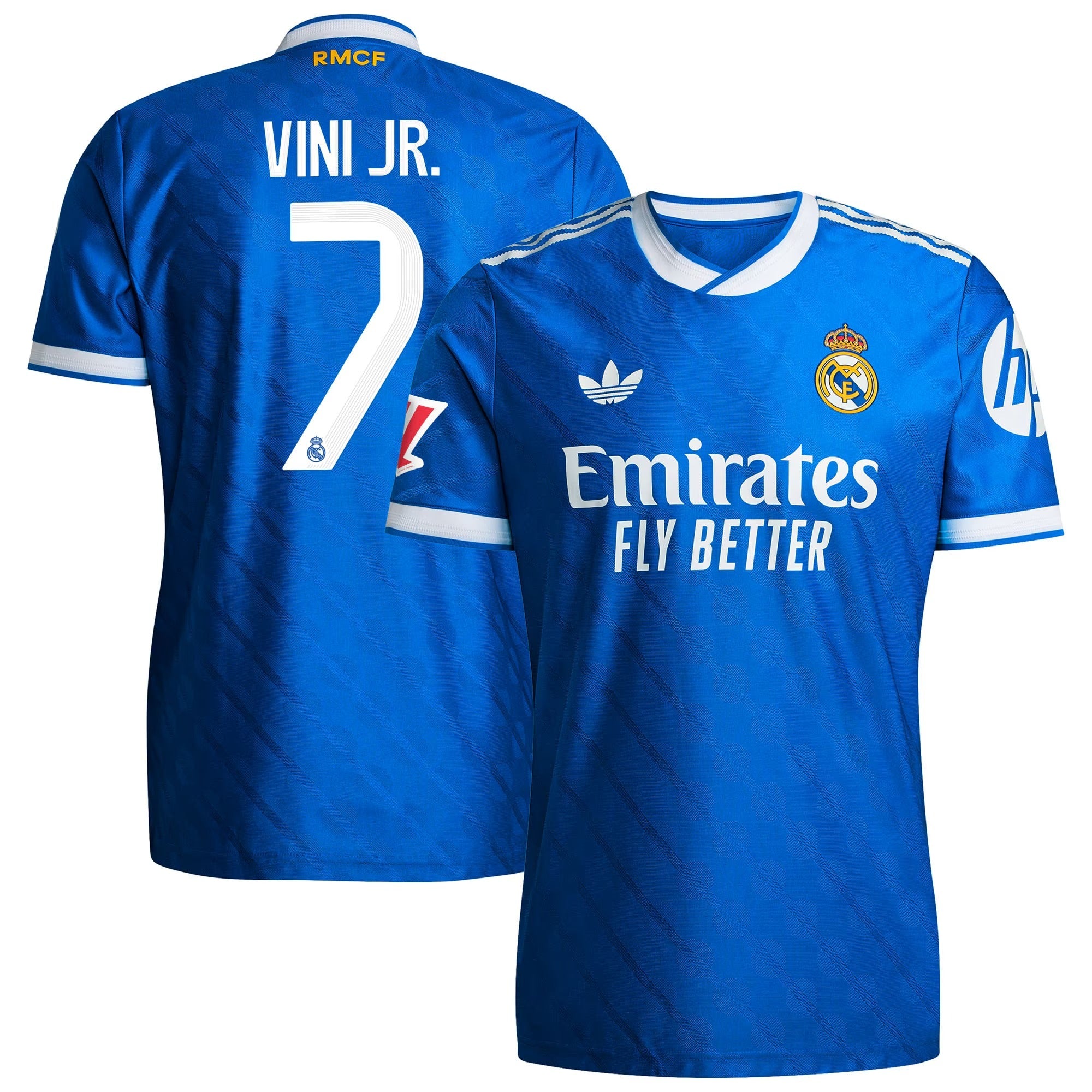 Vinicius Junior Real Madrid adidas 2025/26 Third Player Soccer Shirt - Blue