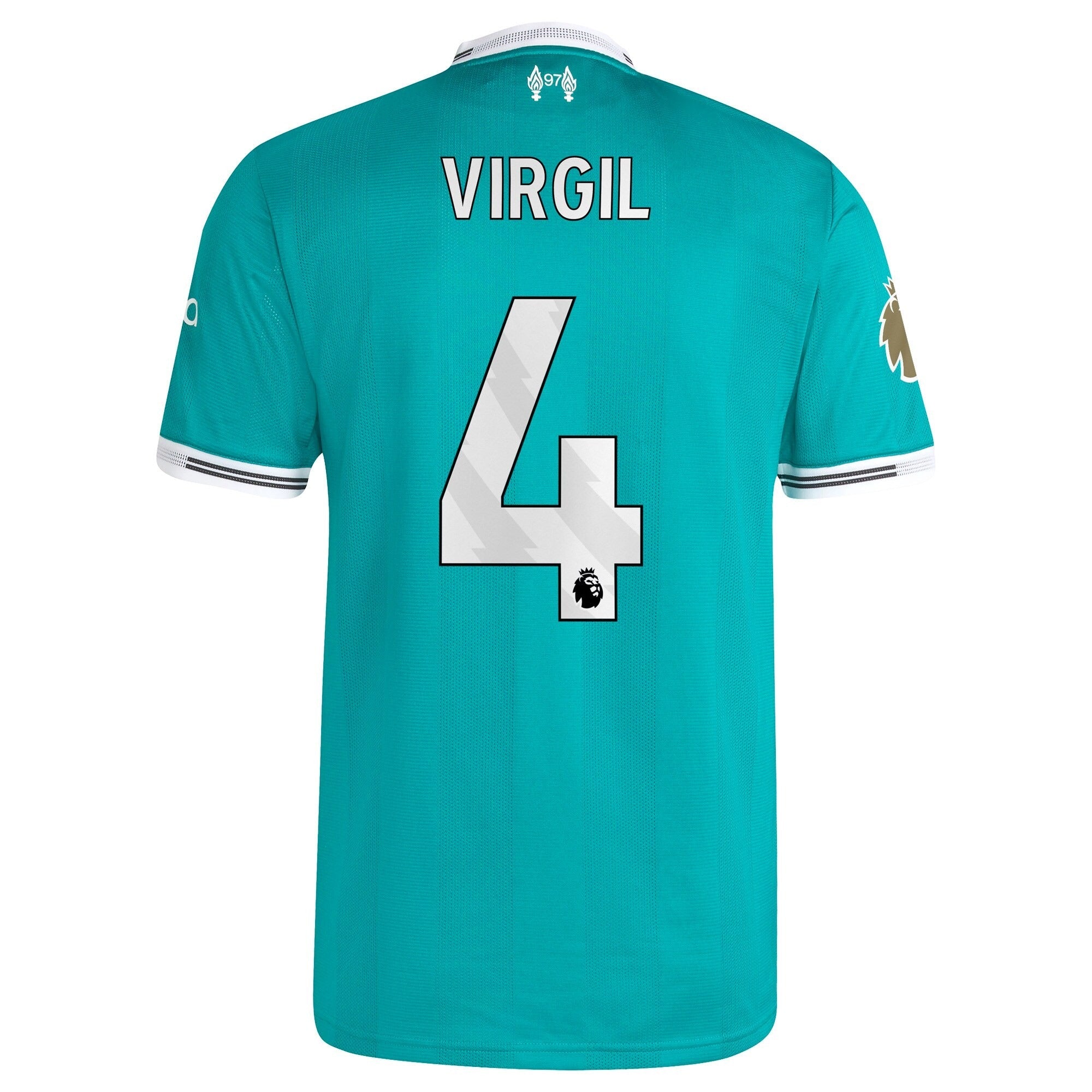 Virgil van Dijk Liverpool adidas 2025/26 Third Player Soccer Shirt - Green