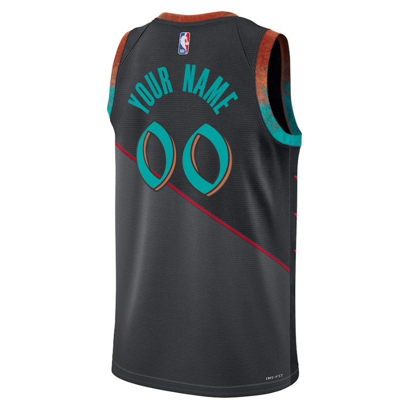 Washington Wizards Unisex 2023/24 Custom Swingman Jersey - Black - City Edition