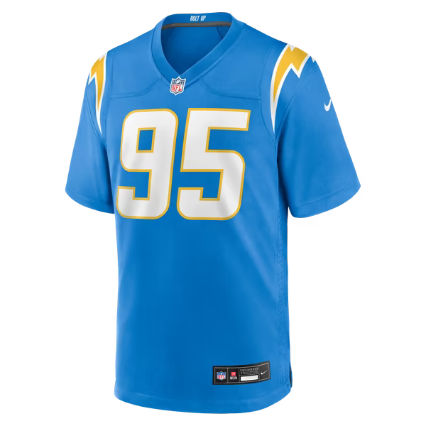 Soccer Intl Jefferson Los Angeles Chargers Soccer Intl Team Game Jersey - Powder Blue