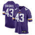 Soccer Intl Andrew Van Ginkel Minnesota Vikings Game Jersey Purple