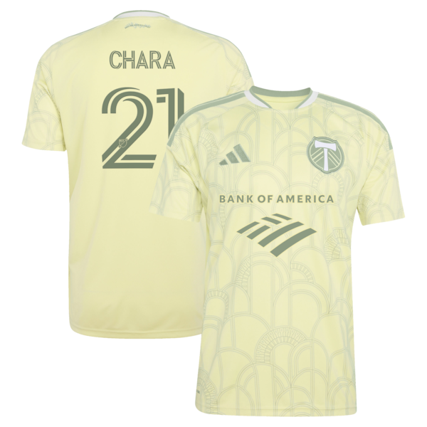 Soccer Intl Diego Chara Portland Timbers 2026 Civic Stadium Kit Replica Jersey Yellow