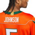 Andre Johnson Miami Hurricanes Soccer Intl Home It's Back Premier Jersey - Orange