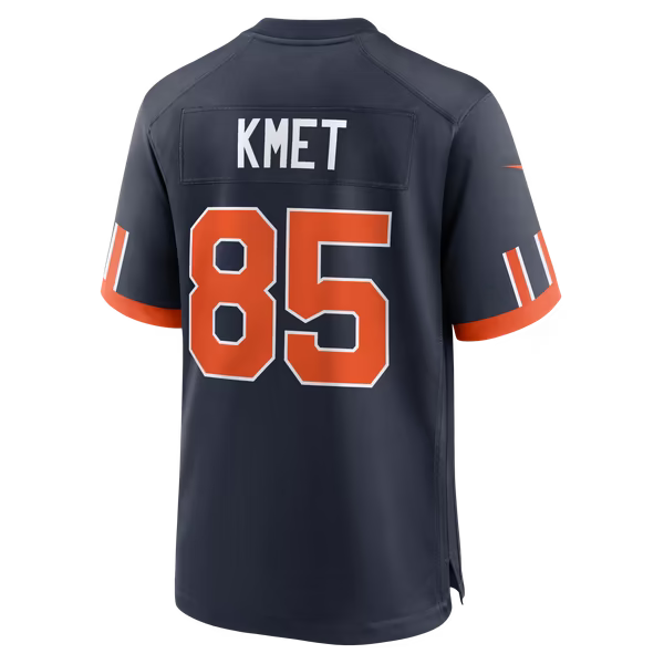 Cole Kmet Chicago Bears Soccer Intl 2026 Rivalries Collection Game Jersey - Navy