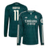 Rodrygo Real Madrid Soccer Intl 2026/27 Away Replica Long Sleeve Jersey - Green