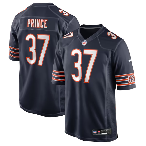 Deantre Prince Chicago Bears Soccer Intl Team Game Jersey - Navy