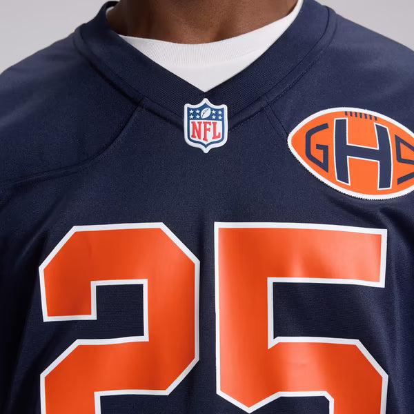 Kyle Monangai Chicago Bears Soccer Intl 2026 Rivalries Collection Game Jersey - Navy
