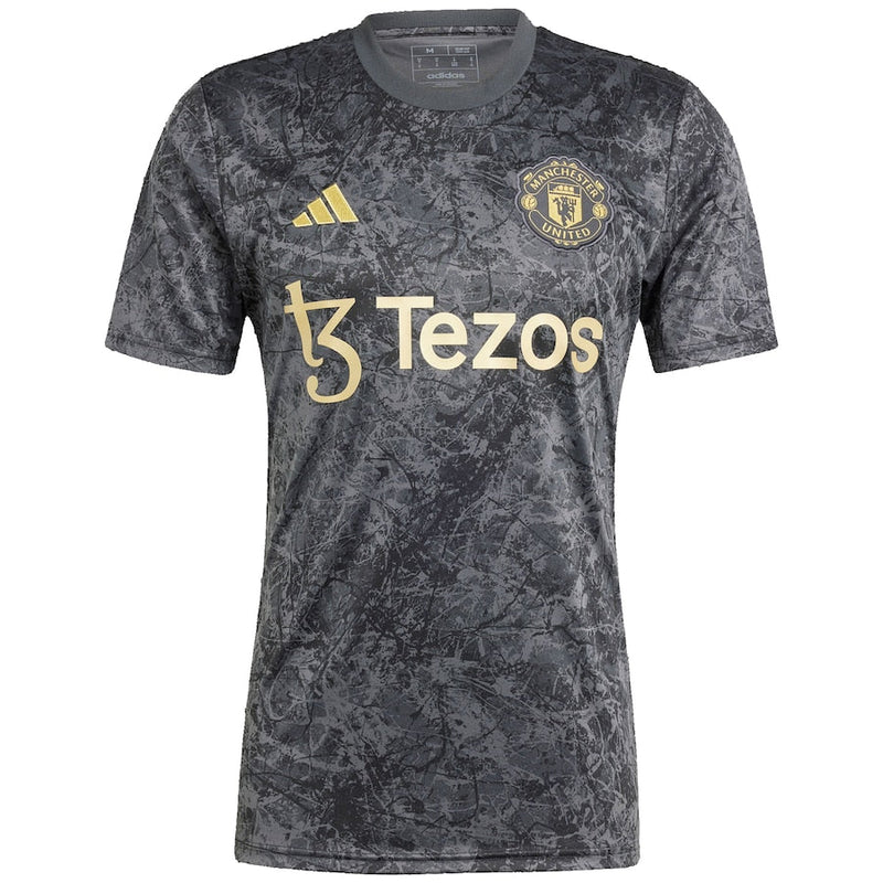 Manchester United x Stone Roses  2023/24 Pre-Match Top - Black