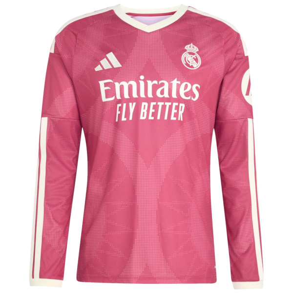 Real Madrid Soccer Intl 2026/27 Third Replica Custom Long Sleeve Jersey - Pink