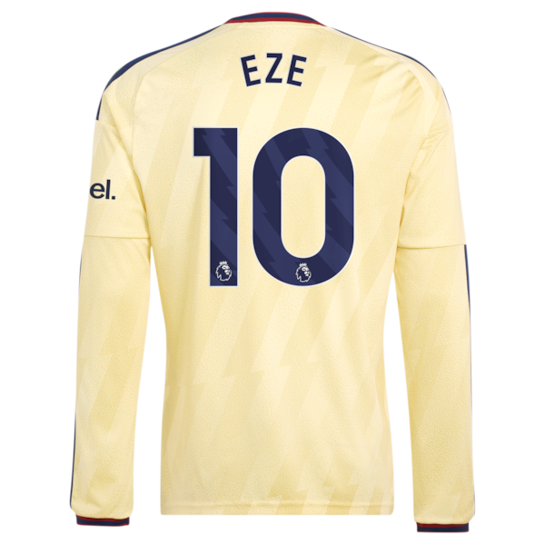 Eberechi Eze Arsenal Soccer Intl 2026/27 Third Replica Long Sleeve Jersey - Yellow