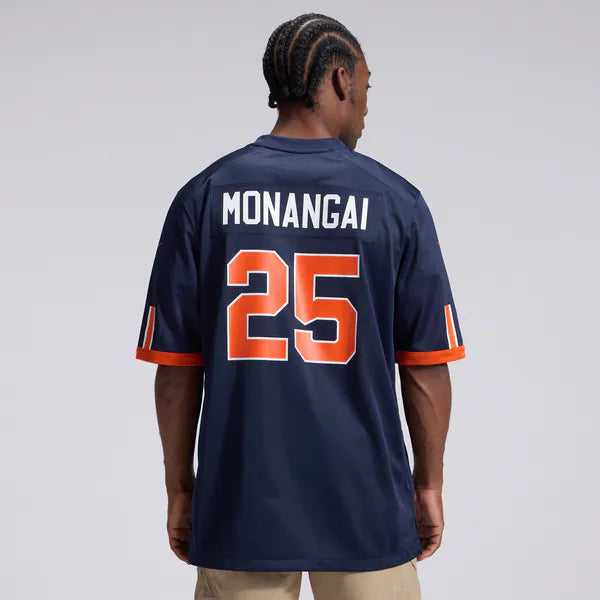 Kyle Monangai Chicago Bears Soccer Intl 2026 Rivalries Collection Game Jersey - Navy