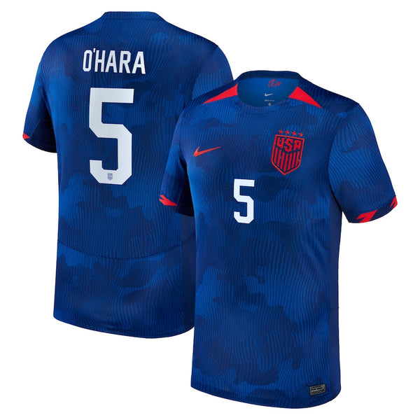 Kelley O'Hara USWNT  2023 Away  Player Jersey - Royal