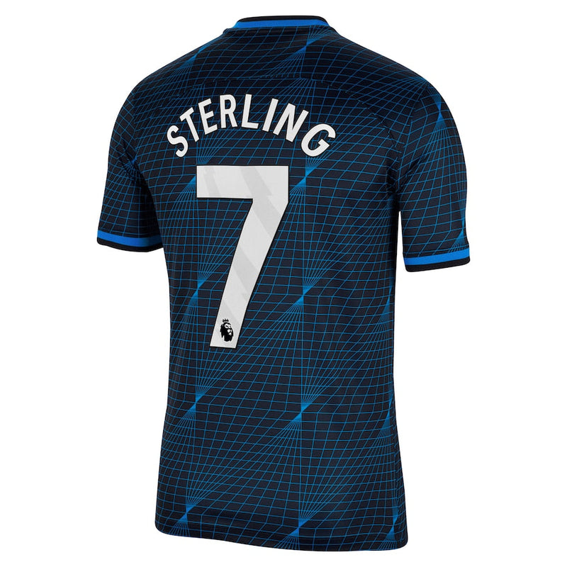 Raheem Sterling Chelsea  2023/24 Away Stadium  Player Jersey - Navy