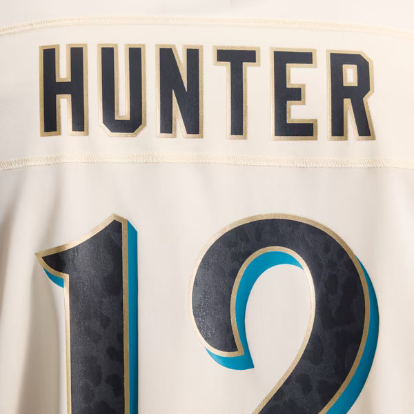 Travis Hunter Jacksonville Jaguars Soccer Intl 2026 Rivalries Collection Game Jersey - Natural