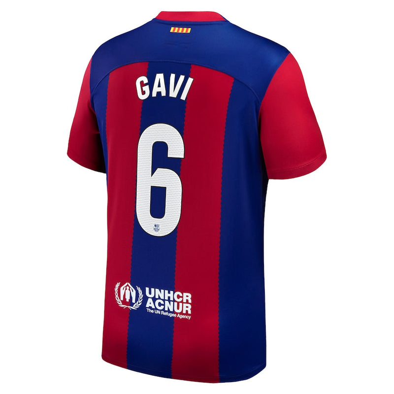 Gavi Barcelona  2023/24 Home Stadium Player Jersey - Royal