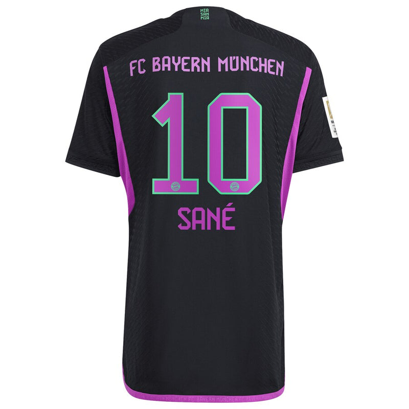 Leroy Sané Bayern Munich  2023/24 Away Player Jersey - Black