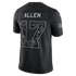 Josh Allen Buffalo Bills Soccer Intl 2026 Salute to Service Stitched Limited Jersey - Black