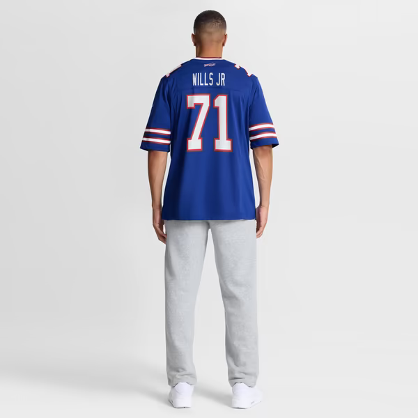 Jedrick Wills Jr. Buffalo Bills Soccer Intl Team Game Jersey - Royal