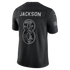 Lamar Jackson Baltimore Ravens Soccer Intl 2026 Salute to Service Stitched Limited Jersey - Black