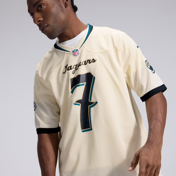 Brian Thomas Jr. Jacksonville Jaguars Soccer Intl 2026 Rivalries Collection Game Jersey - Natural