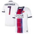 Soccer Intl Khvicha Kvaratskhelia Paris Saint-Germain 2026/27 Away Stadium Replica Jersey White