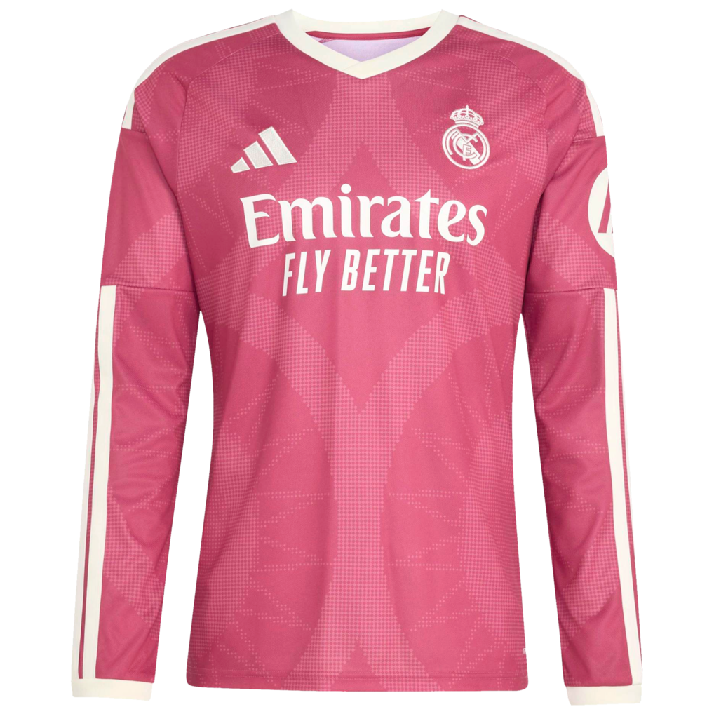 Federico Valverde Real Madrid Soccer Intl 2026/27 Third Replica Long Sleeve Jersey - Pink