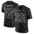 Emmitt Smith Dallas Cowboys Soccer Intl 2026 Salute to Service Retired Player Stitched Limited Jersey - Black