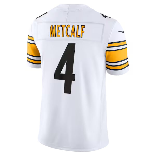 DK Metcalf Pittsburgh Steelers Soccer Intl Vapor F.U.S.E. Stitched Limited Jersey - White