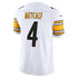 DK Metcalf Pittsburgh Steelers Soccer Intl Vapor F.U.S.E. Stitched Limited Jersey - White
