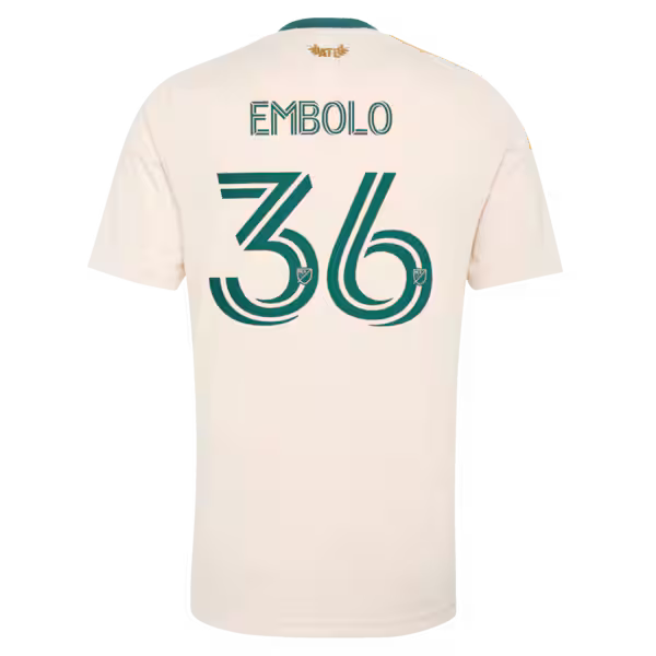 Breel Embolo Atlanta United FC Soccer Intl 2026 Spirit of '96 Replica Jersey - Tan