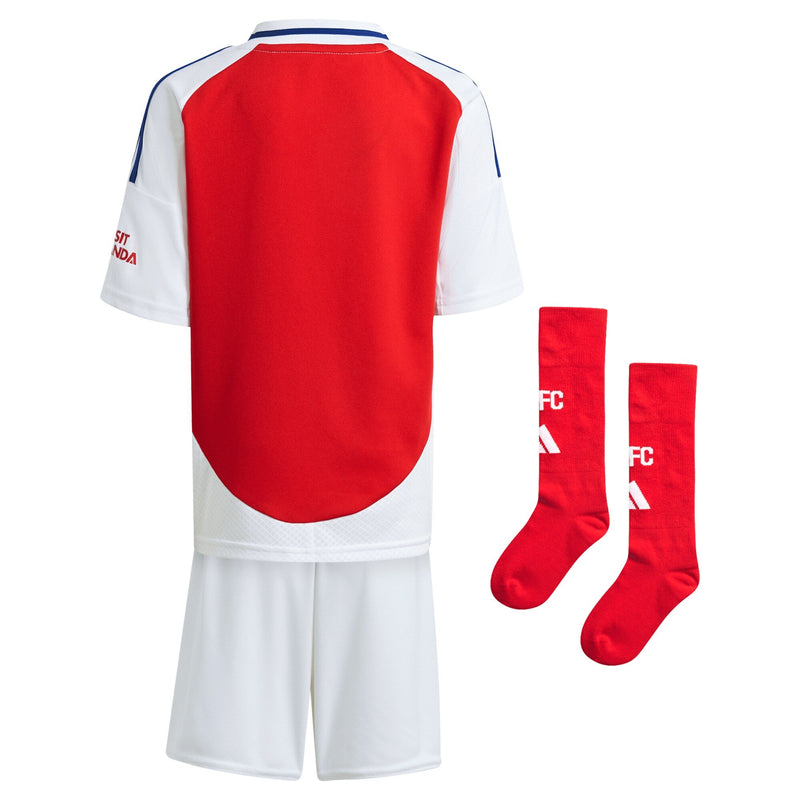 Arsenal adidas Home Minikit 2024-25 Kids Custom Jersey - Red