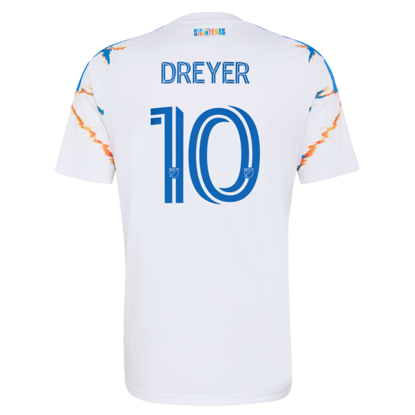 Adidas Anders Dreyer San Diego FC 2026 Unprecedented Unity Kit Replica Jersey White
