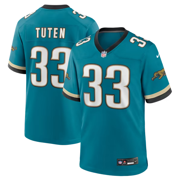 Bhayshul Tuten Jacksonville Jaguars Soccer Intl Alternate 2 Game Jersey - Teal