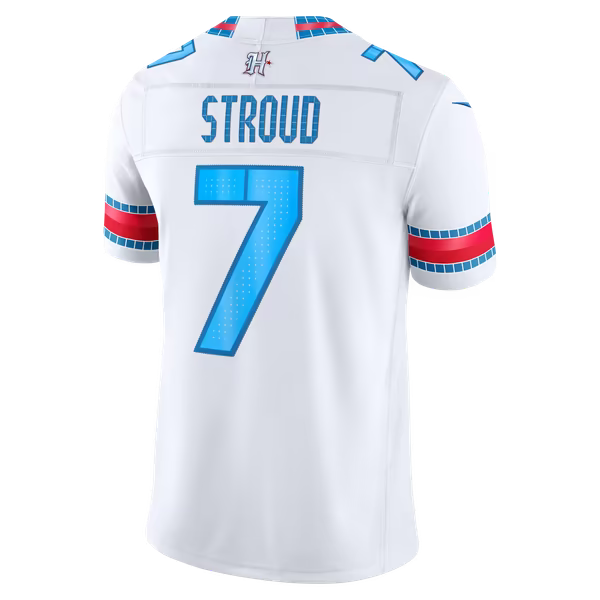 C.J. Stroud Houston Texans Soccer Intl 2026 Rivalries Collection Stitched Limited Jersey - White