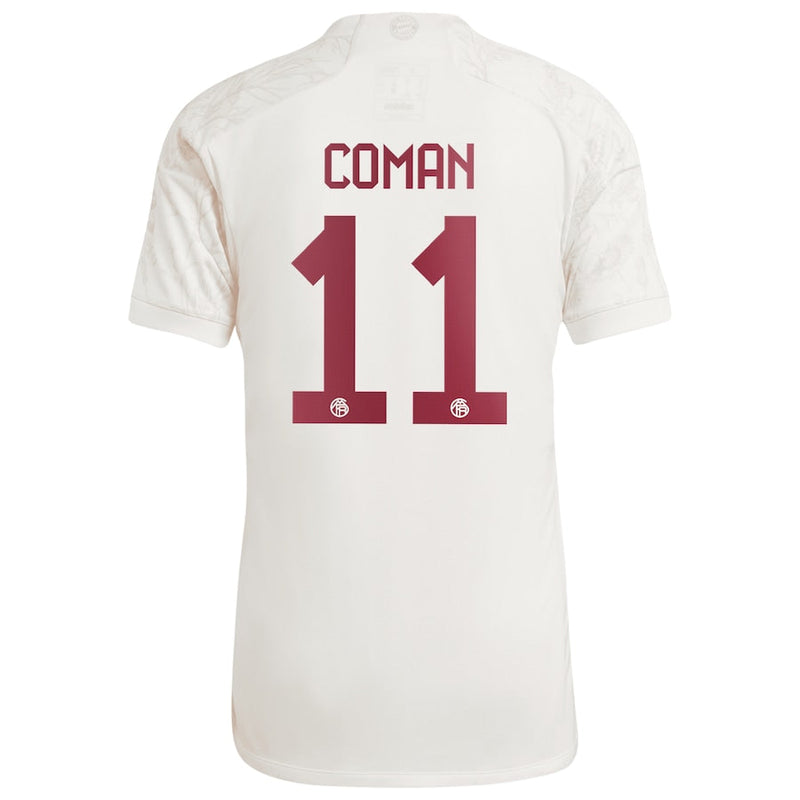 Kingsley Coman Bayern Munich  2023/24 Third Jersey - White