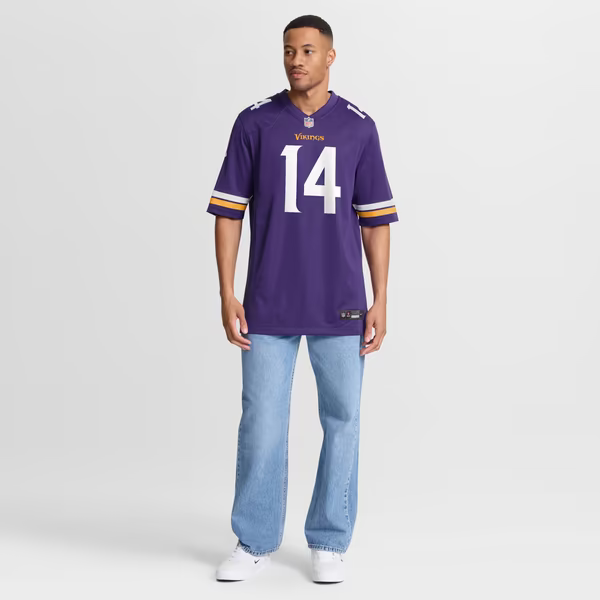 Jauan Jennings Minnesota Vikings Soccer Intl Team Game Jersey - Purple