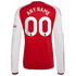 Adidas Arsenal 2026/27 Home Replica Custom Long Sleeve Jersey Red