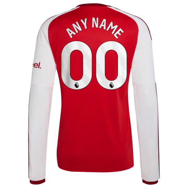 Soccer Intl Arsenal 2026/27 Home Replica Custom Long Sleeve Jersey Red
