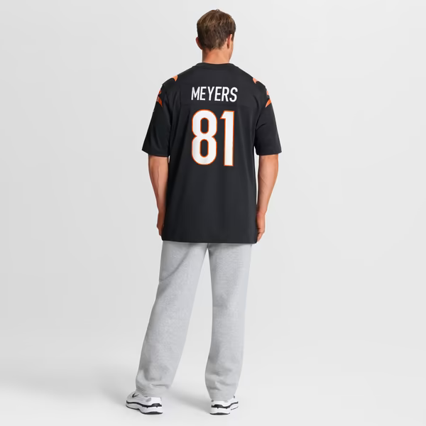 Dohnte Meyers Cincinnati Bengals Soccer Intl Team Game Jersey - Black