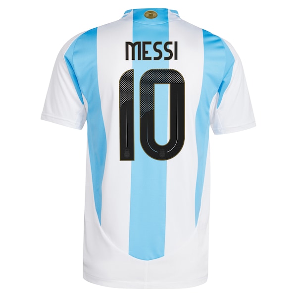 Men's Lionel Messi White Argentina National Team 2024 Home  Player Shirt