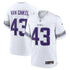 Soccer Intl Andrew Van Ginkel Minnesota Vikings Game Jersey Purple