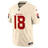 Marvin Harrison Jr. Arizona Cardinals Soccer Intl 2025 Rivalries Collection Stitched Limited Jersey - Natural