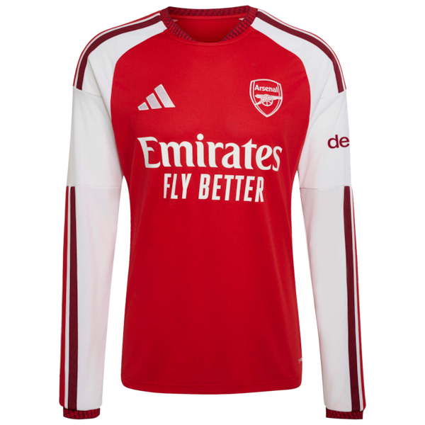 Soccer Intl Arsenal 2026/27 Home Replica Custom Long Sleeve Jersey Red