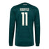 Rodrygo Real Madrid Soccer Intl 2026/27 Away Replica Long Sleeve Jersey - Green
